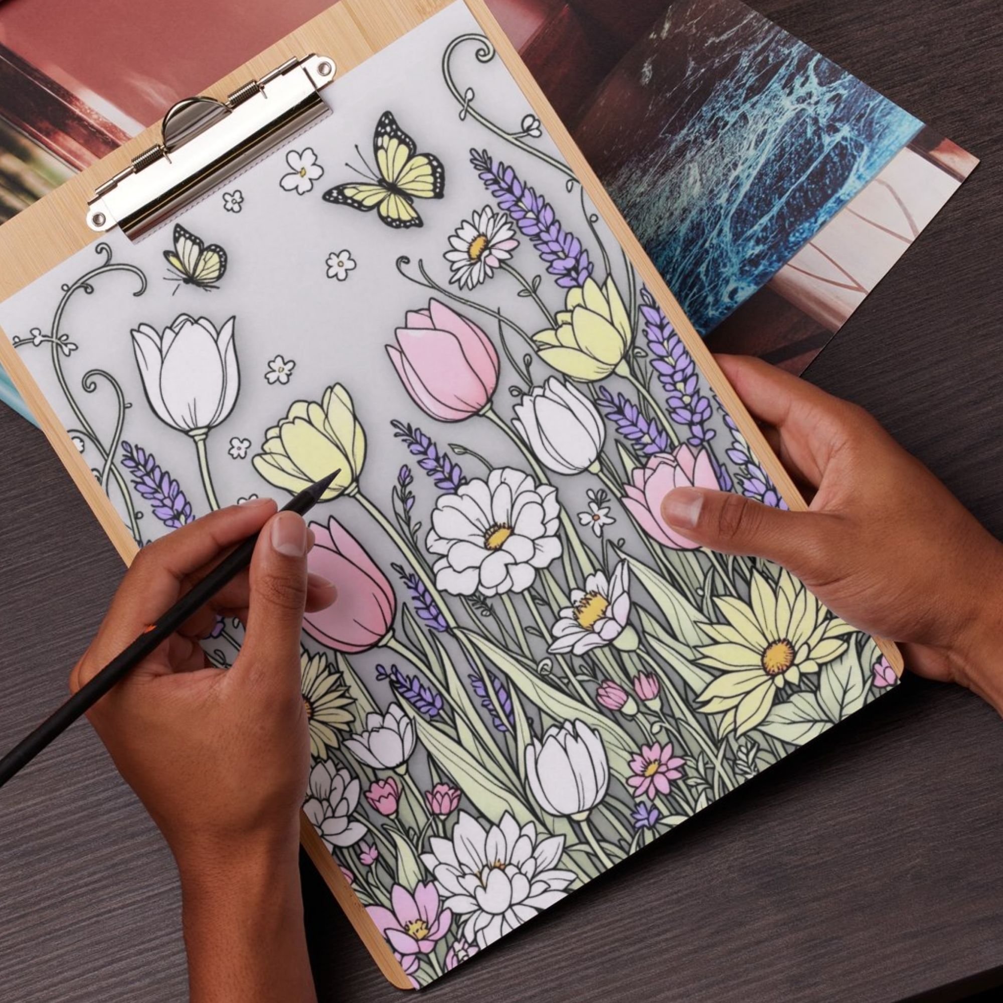 Floral Frenzy Coloring Book - Digital Download
