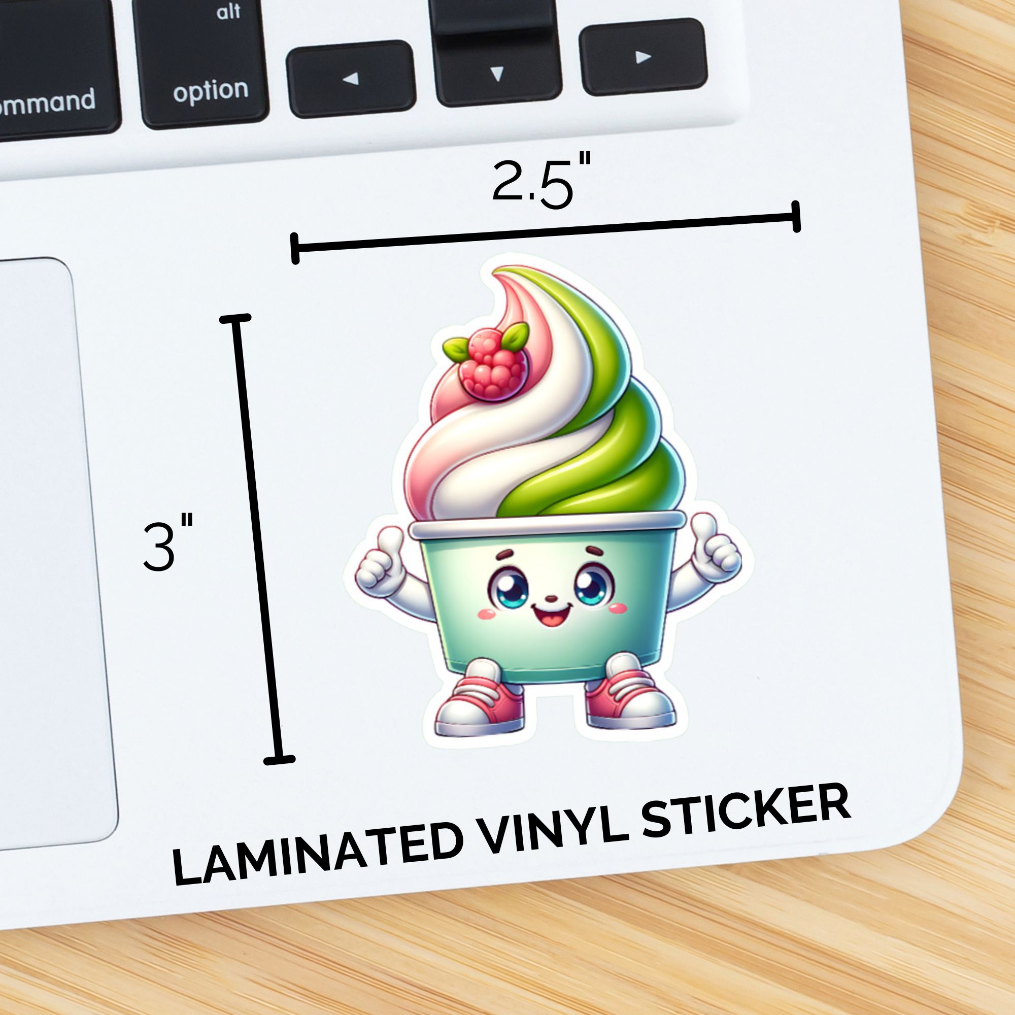 Frozen Yogurt Fun Sticker