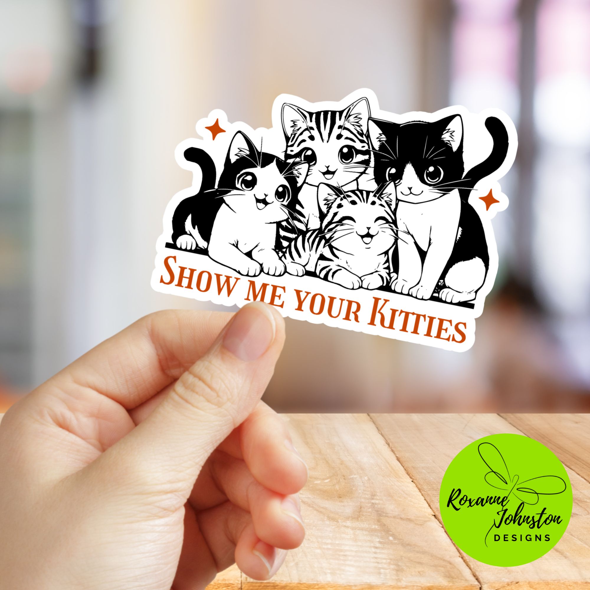 Show Me Your Kitties Sticker