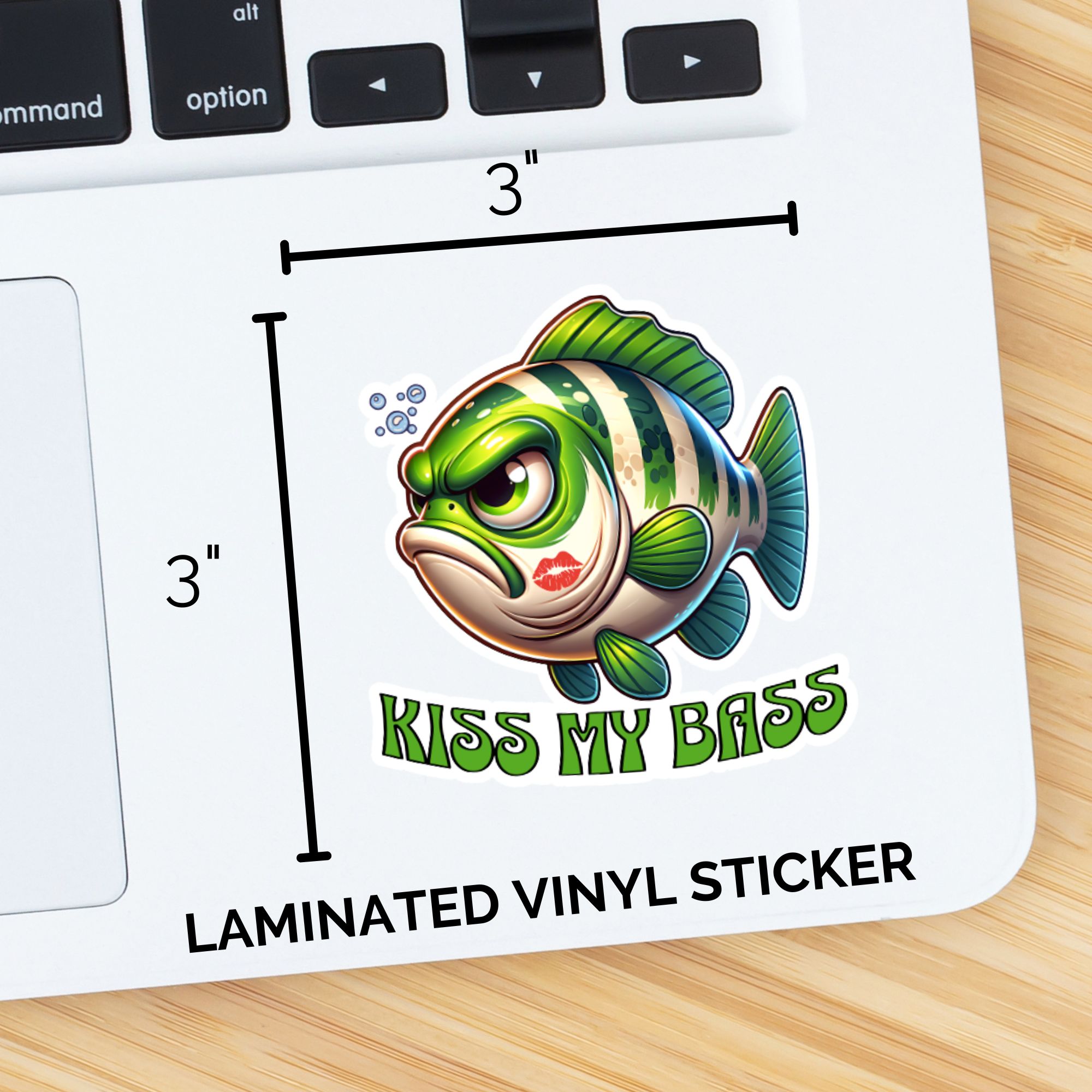 Kiss My Bass Sticker