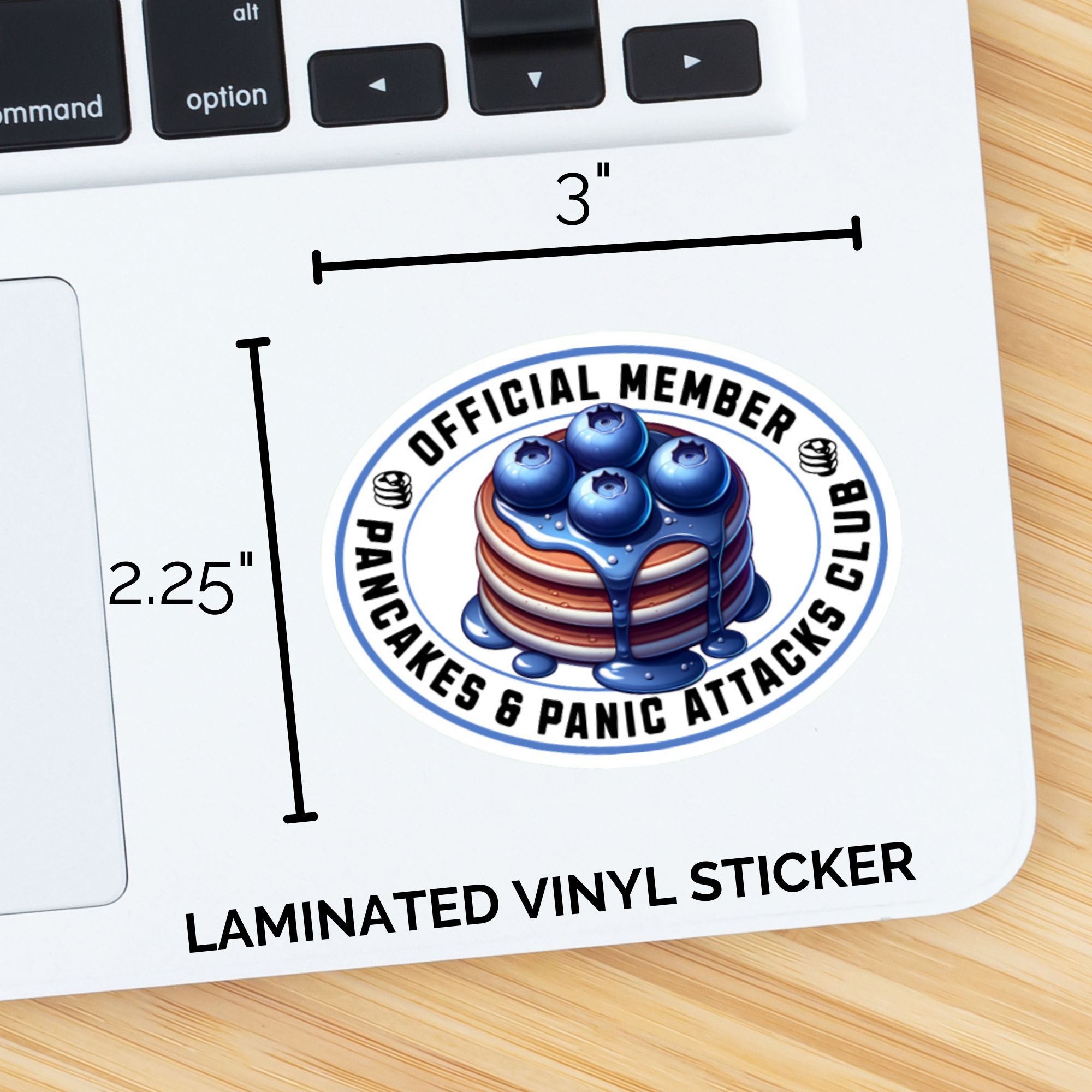 Pancakes & Panic Attacks Sticker