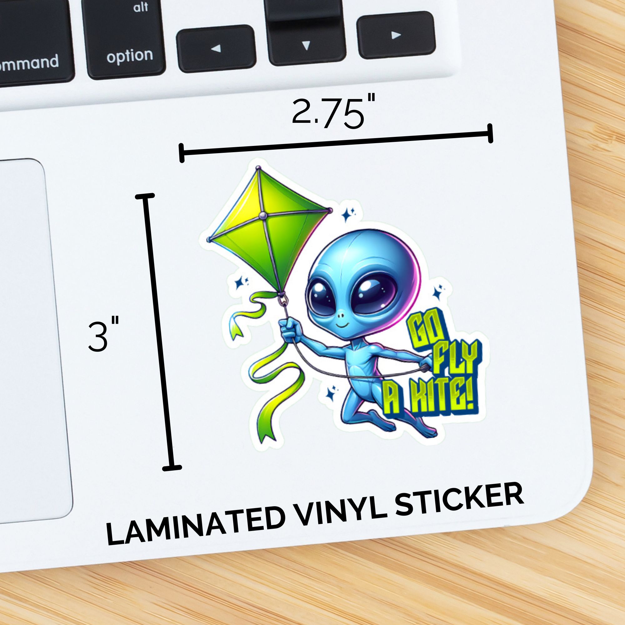 Go Fly A Kite Sticker