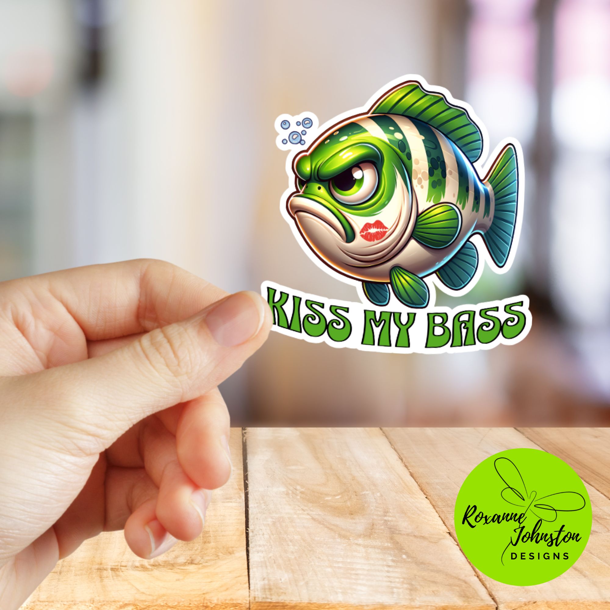 Kiss My Bass Sticker