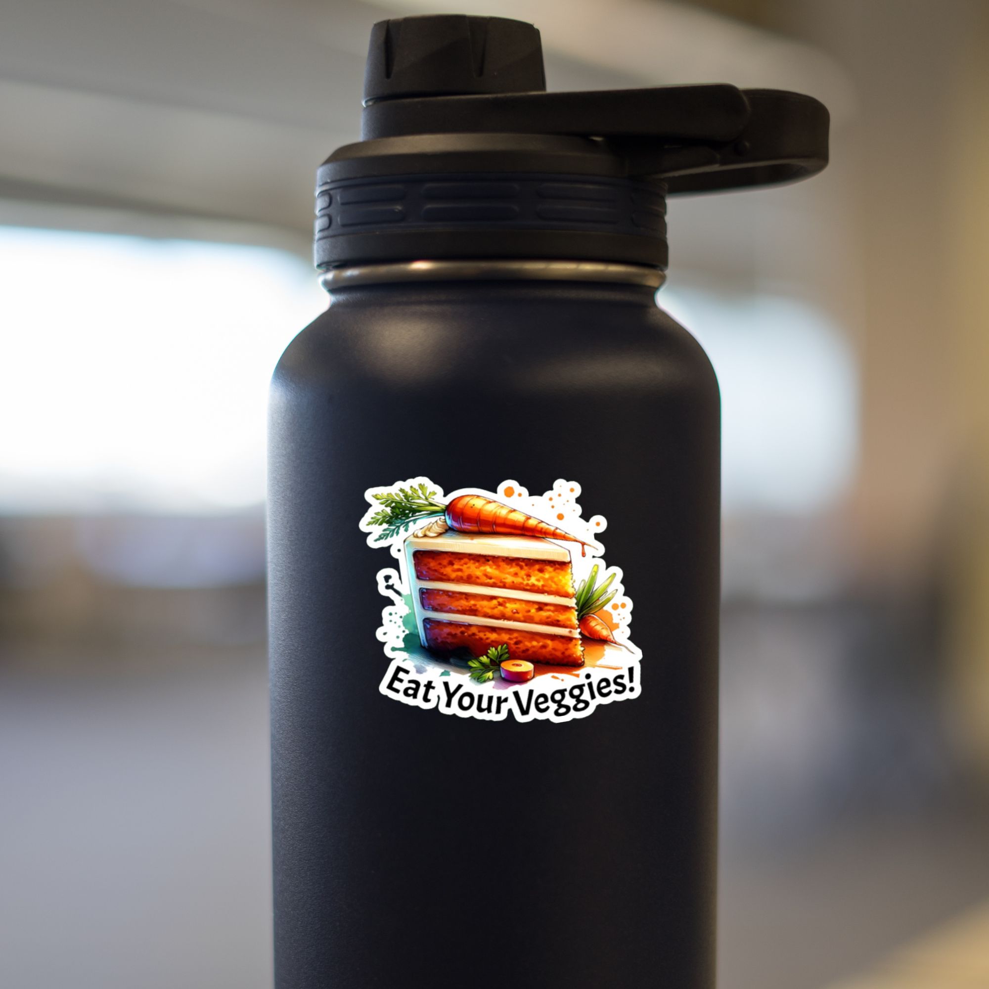 Eat Your Veggies Sticker