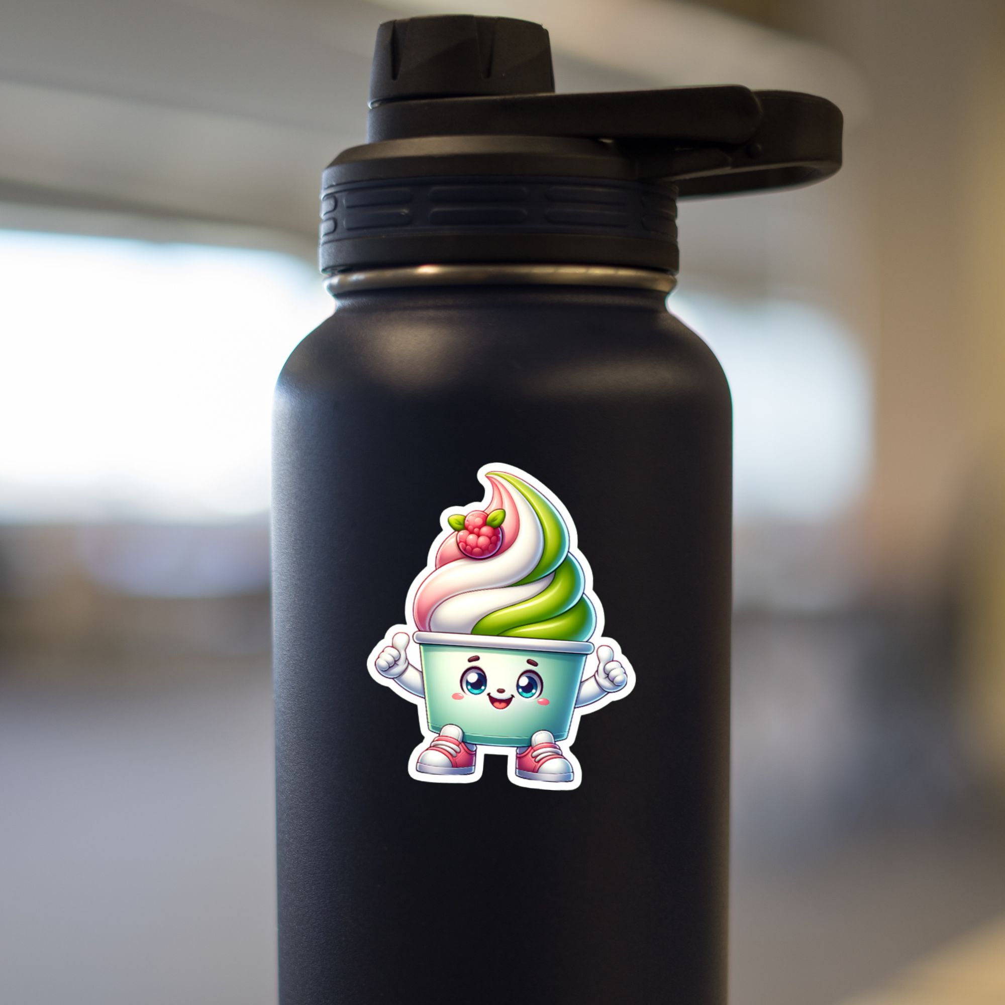 Frozen Yogurt Fun Sticker