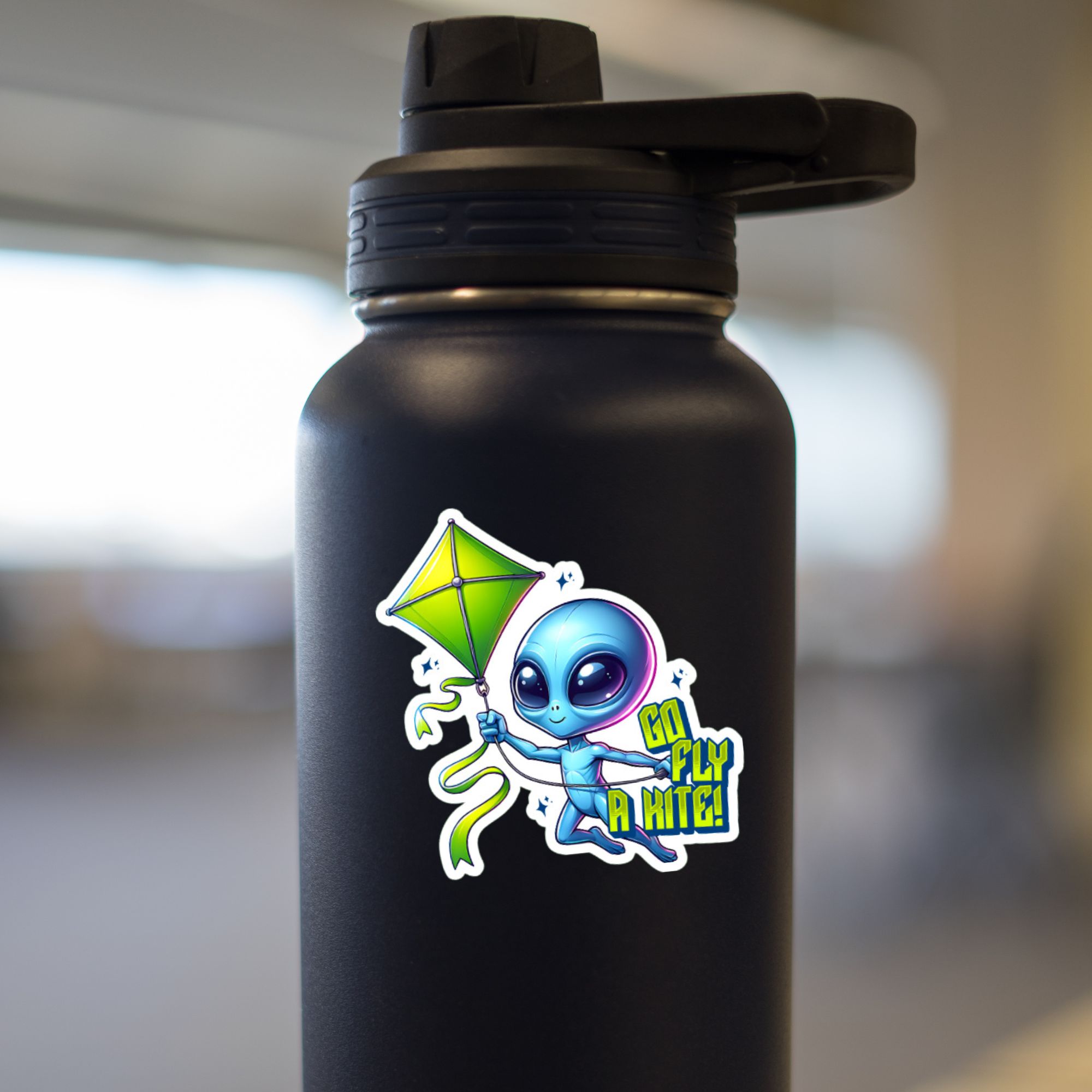 Go Fly A Kite Sticker