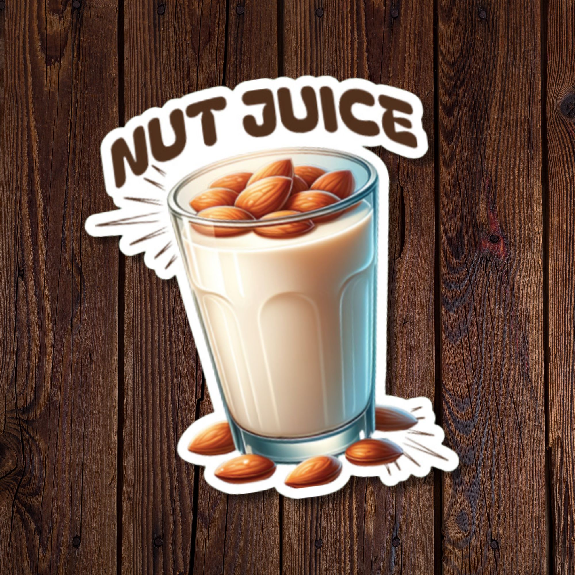 Nut Juice Sticker