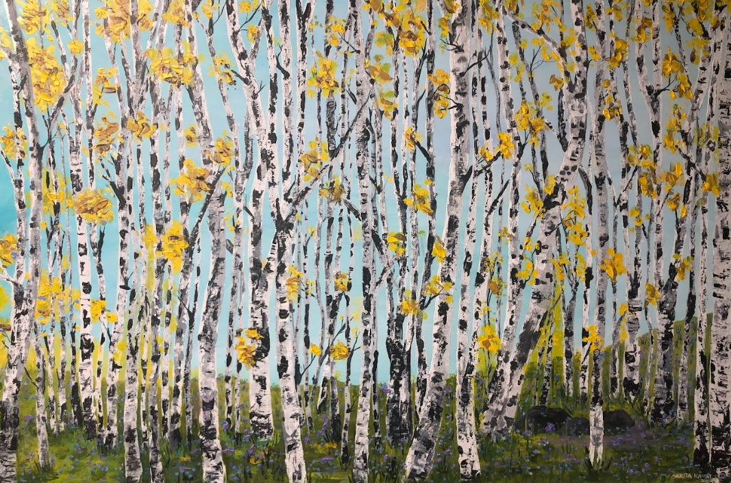 "Birch Forest #1" by Sarita Kamat