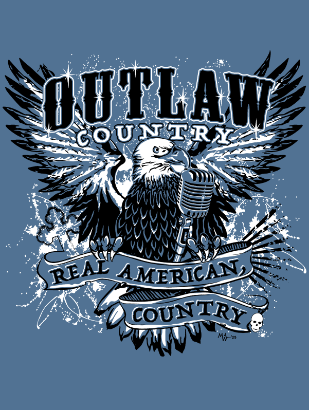 Outlaw Country bald eagle