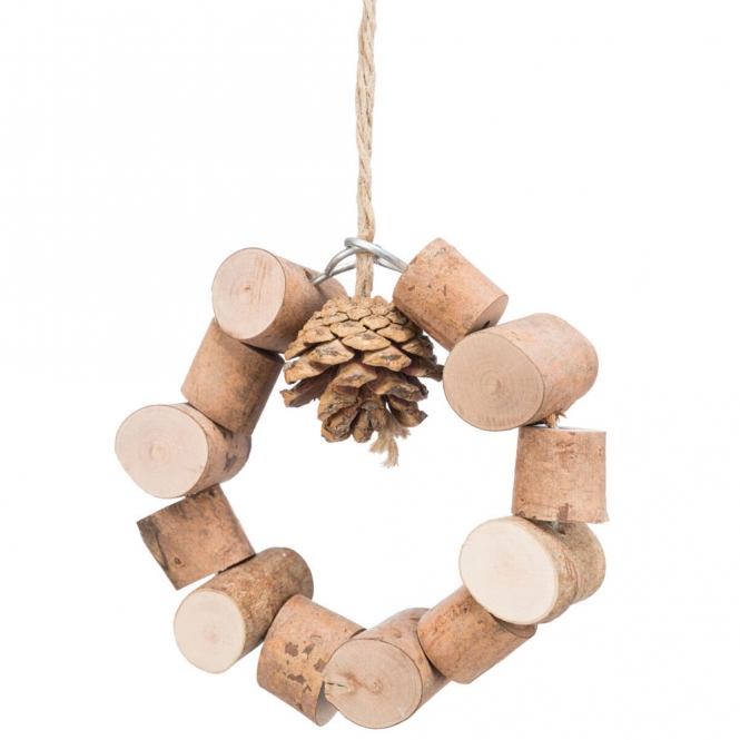 Vogelschaukel aus Kiefernholz