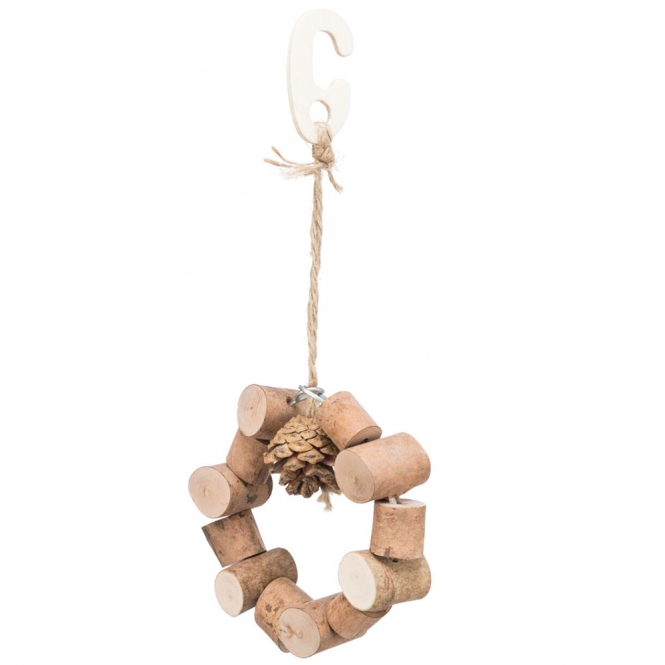 Vogelschaukel aus Kiefernholz