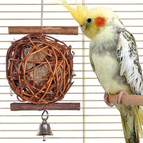 Karlie Wooden Bird Ball 5cm