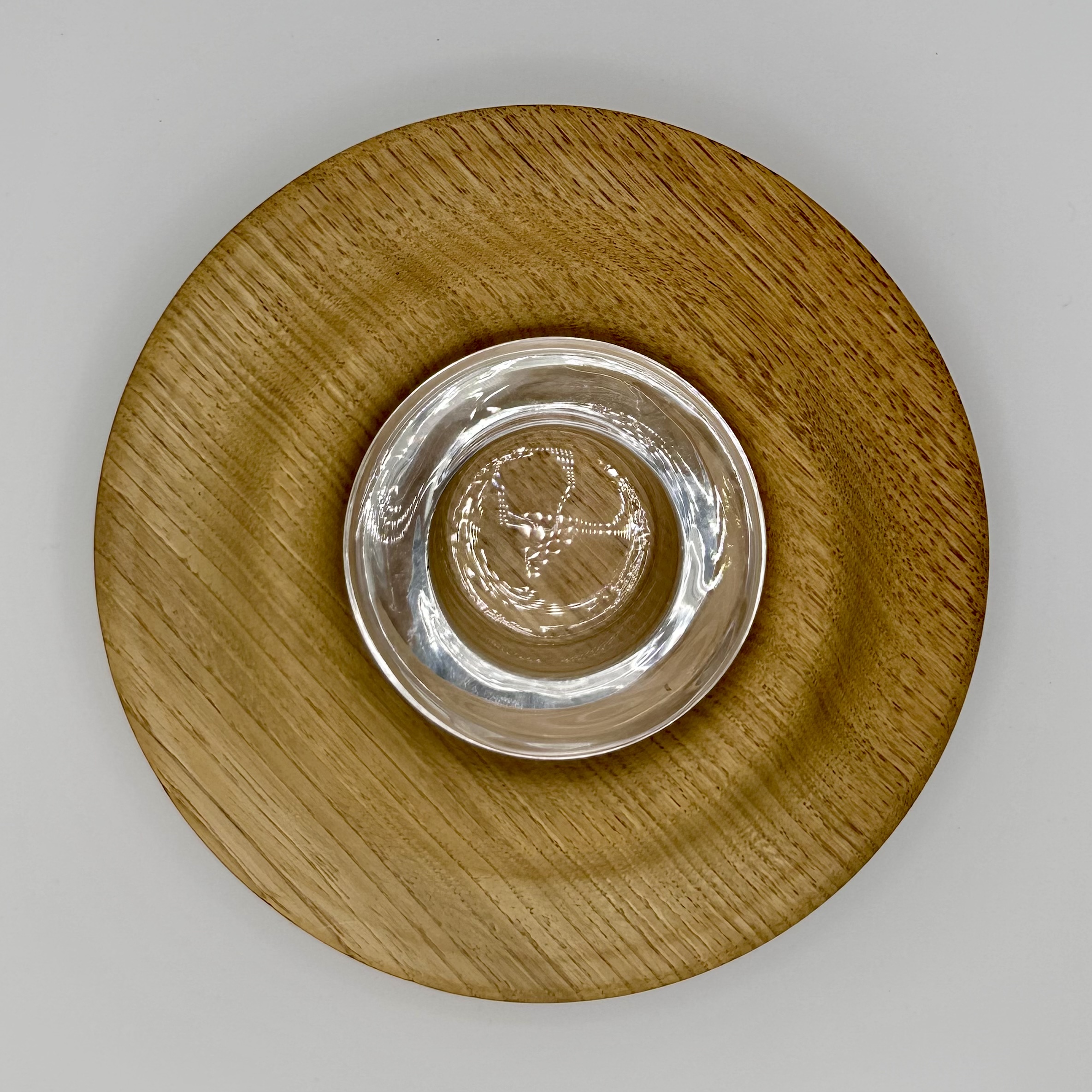  Decorative Oak tea light holder 
