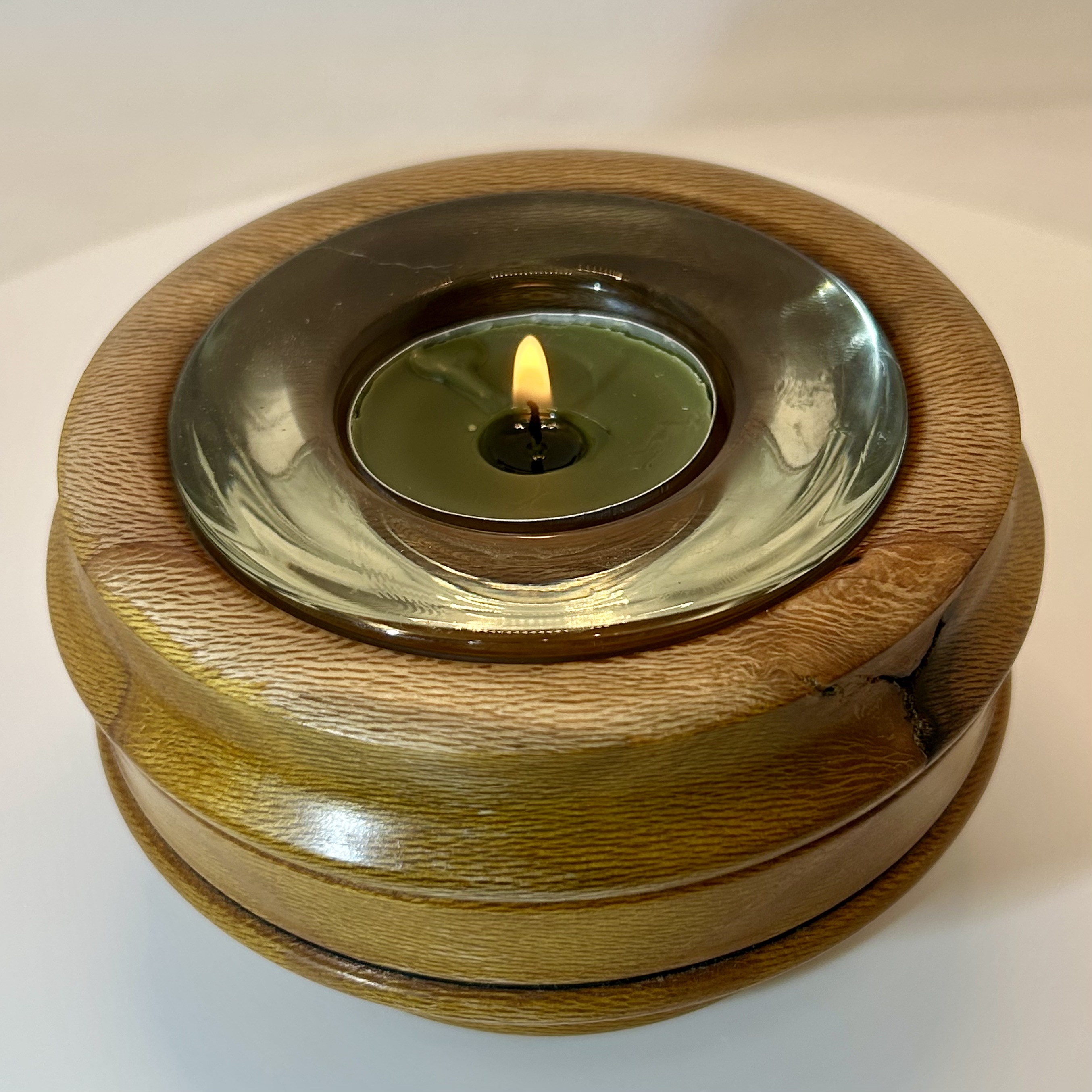 Handcrafted Wooden Candle Holder