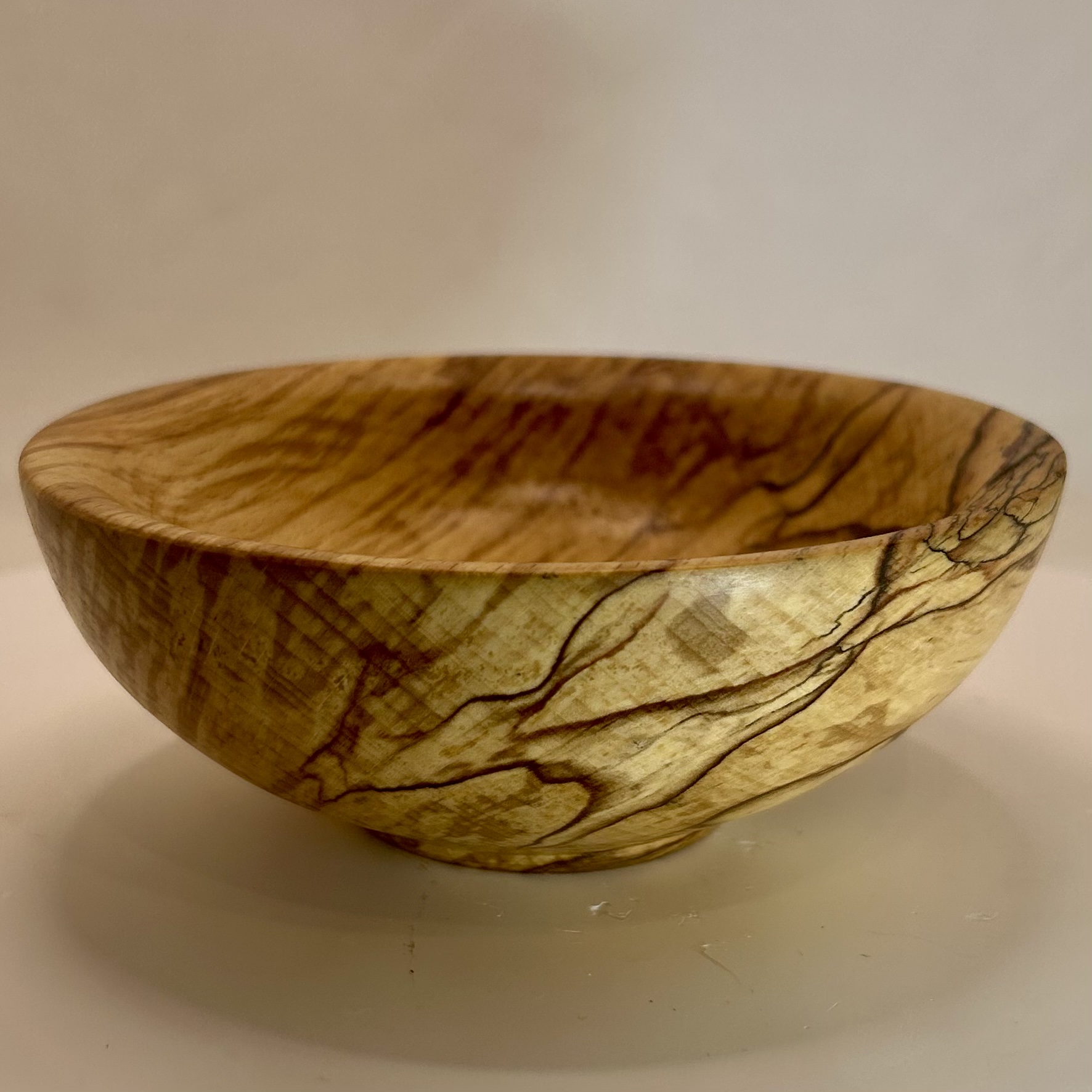 Handcrafted Spalted Beech Bowl
