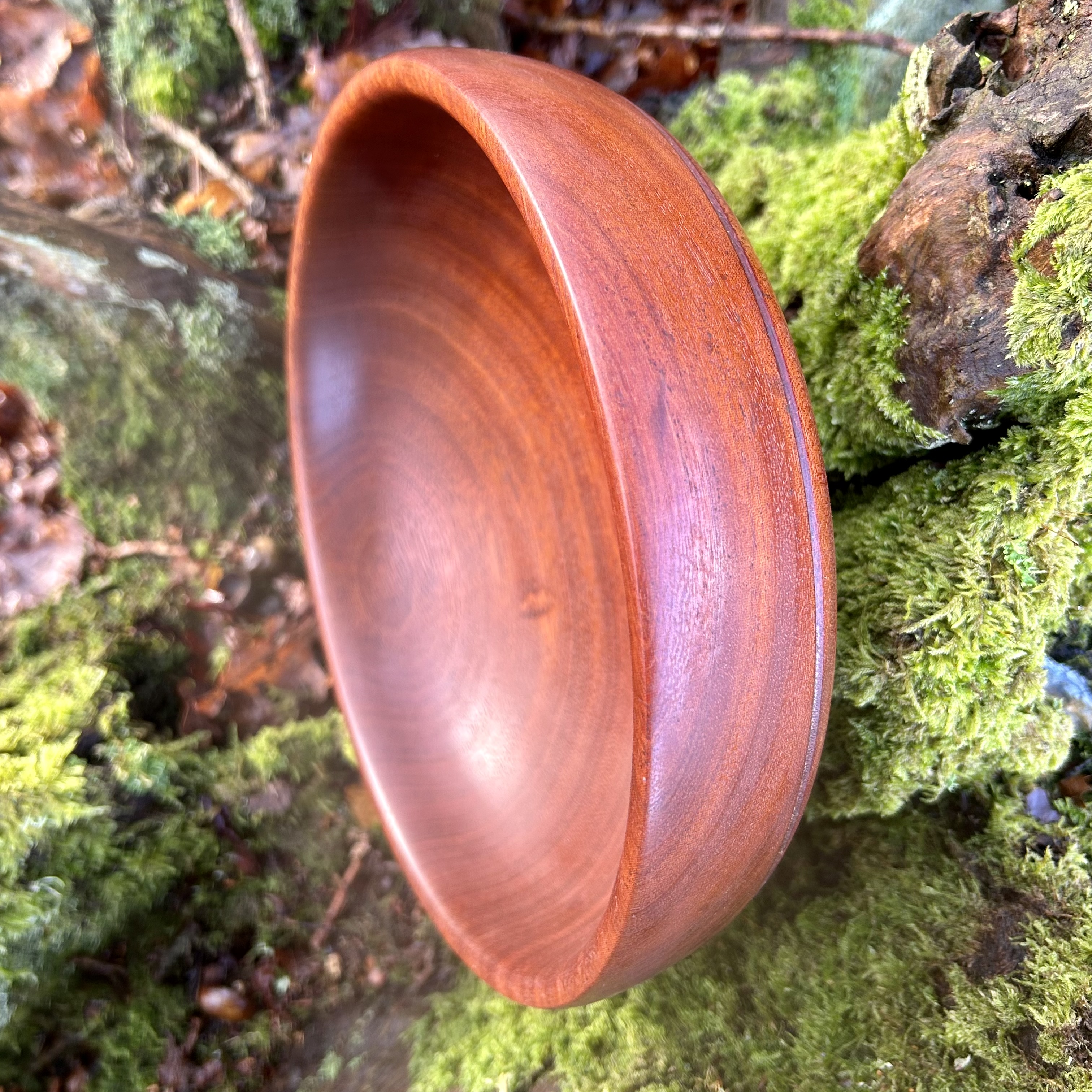 Hand-Turned Wooden Bowl