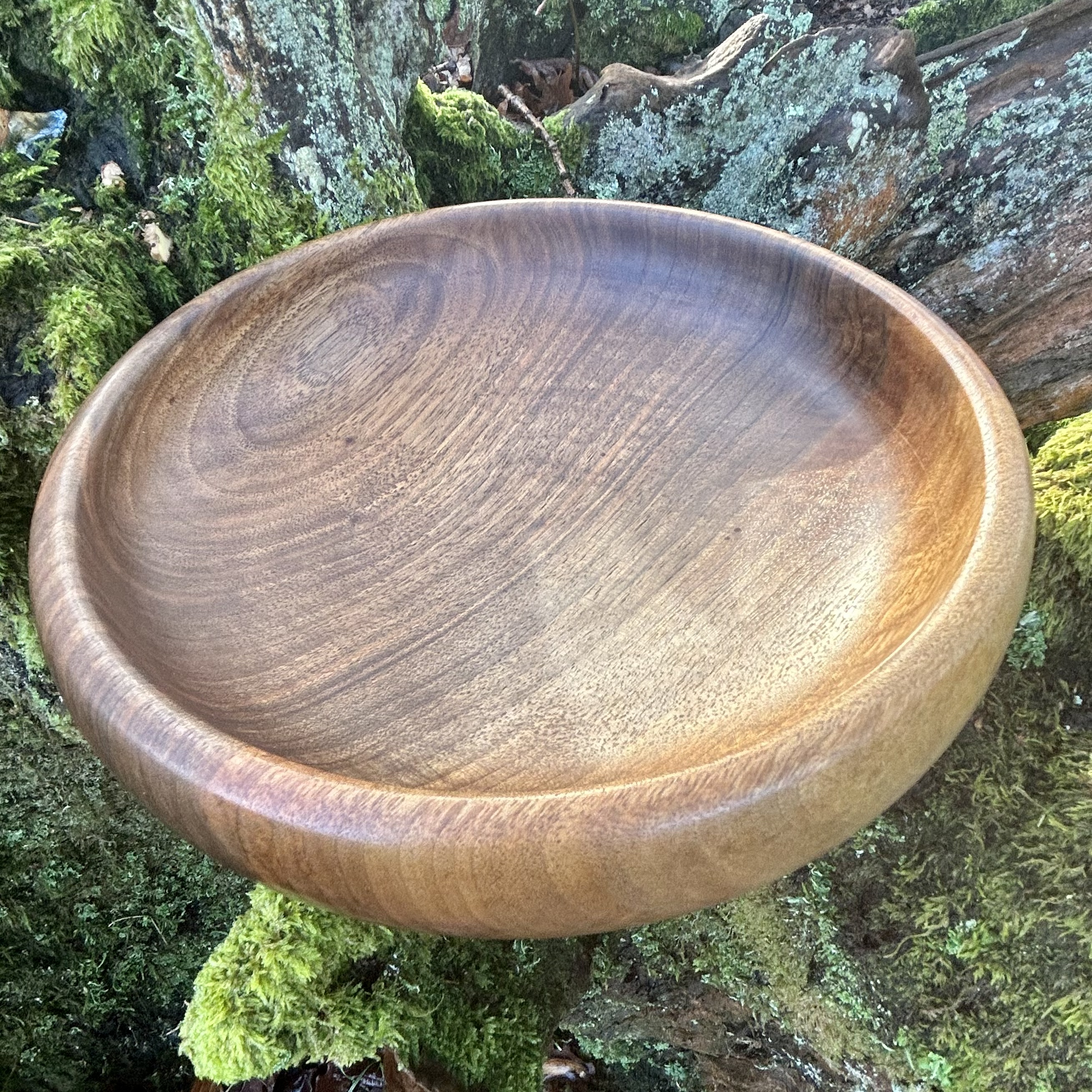 Large walnut bowl