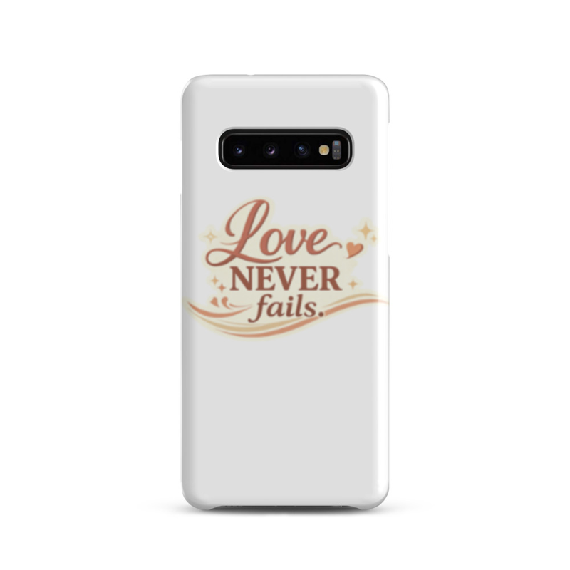 Love Never Fails Phone Case