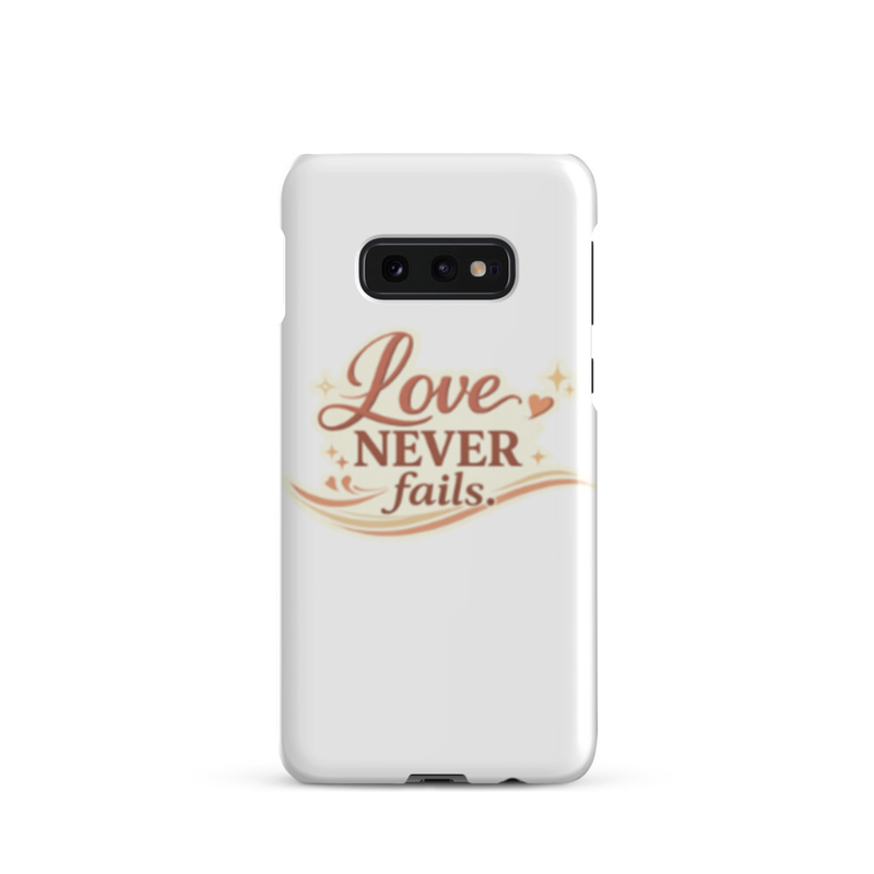 Love Never Fails Phone Case