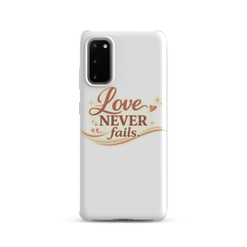 Love Never Fails Phone Case
