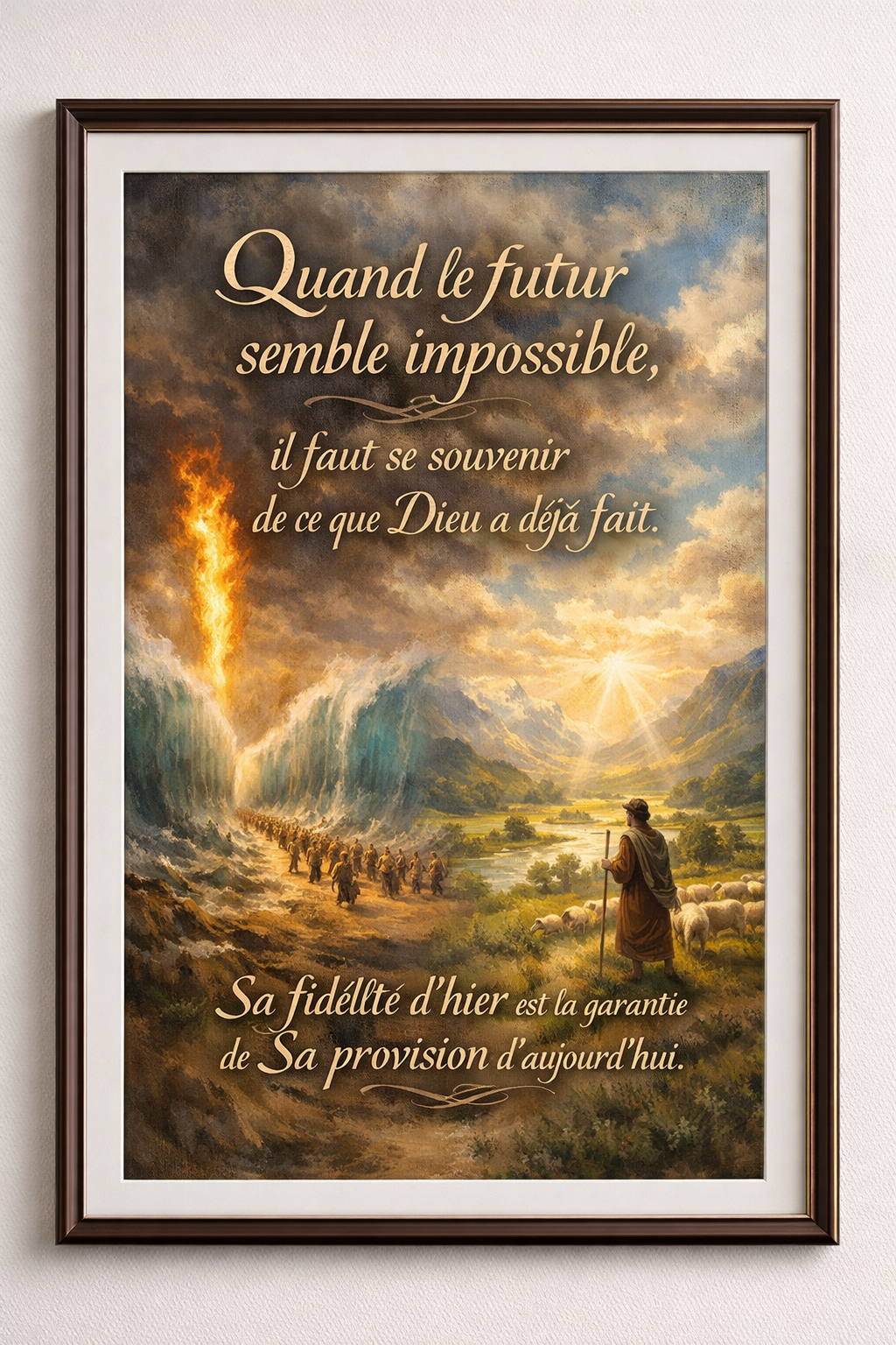 Inspirational Biblical Art Print