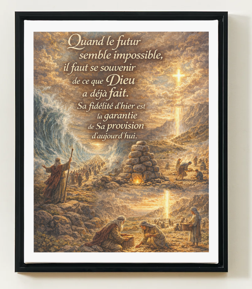Inspirational French Christian Wall Art