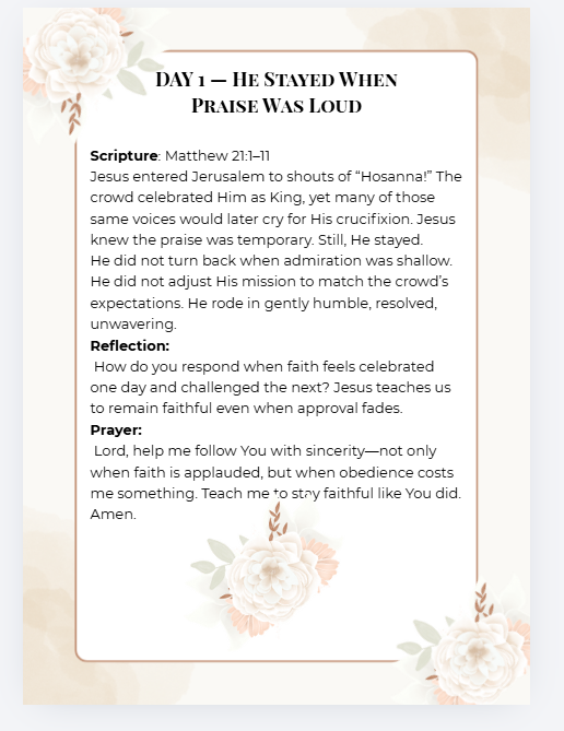7-Day Easter Devotional