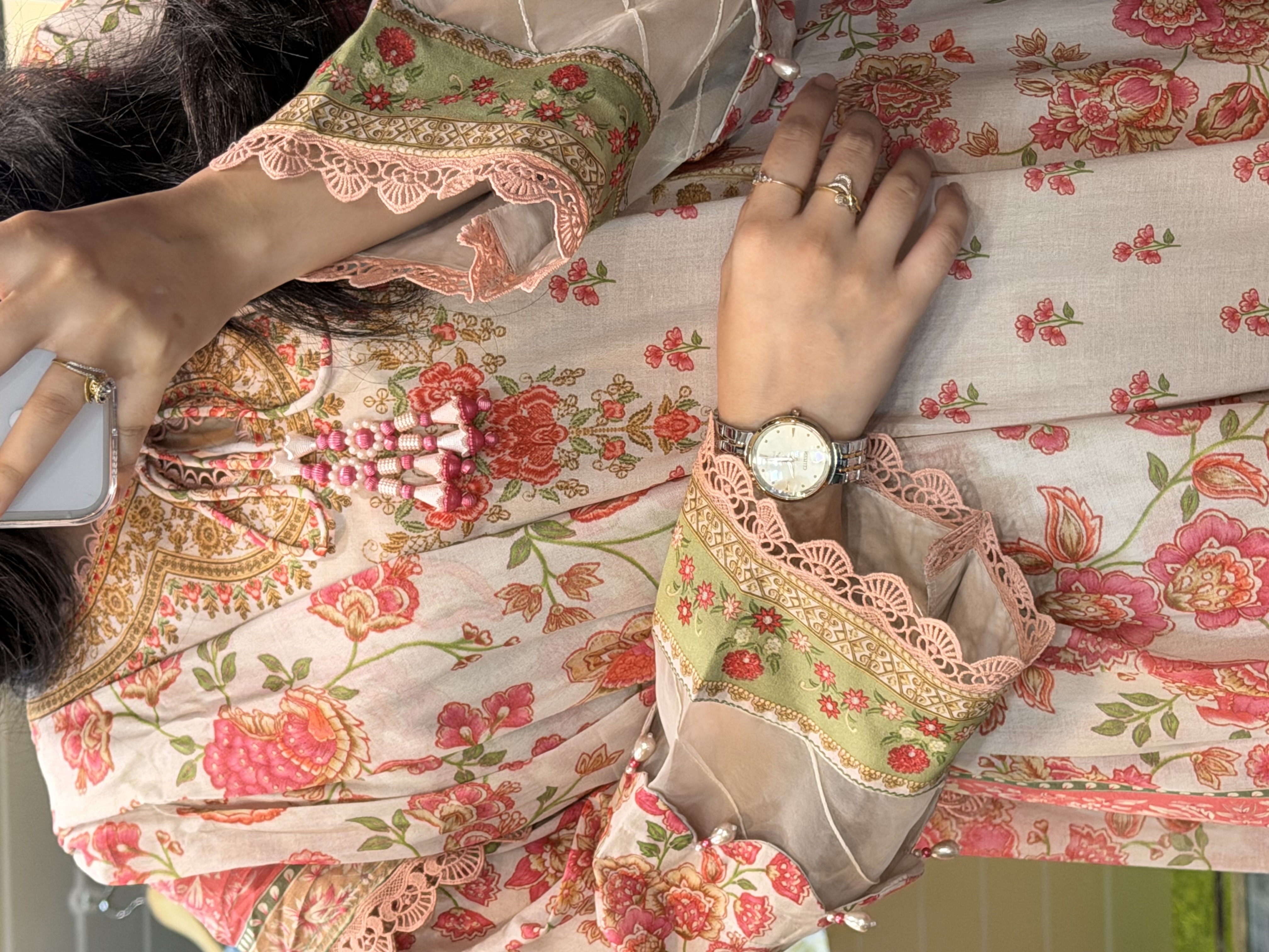 MAUSUMERRY IN {WHITE AND PEACH}