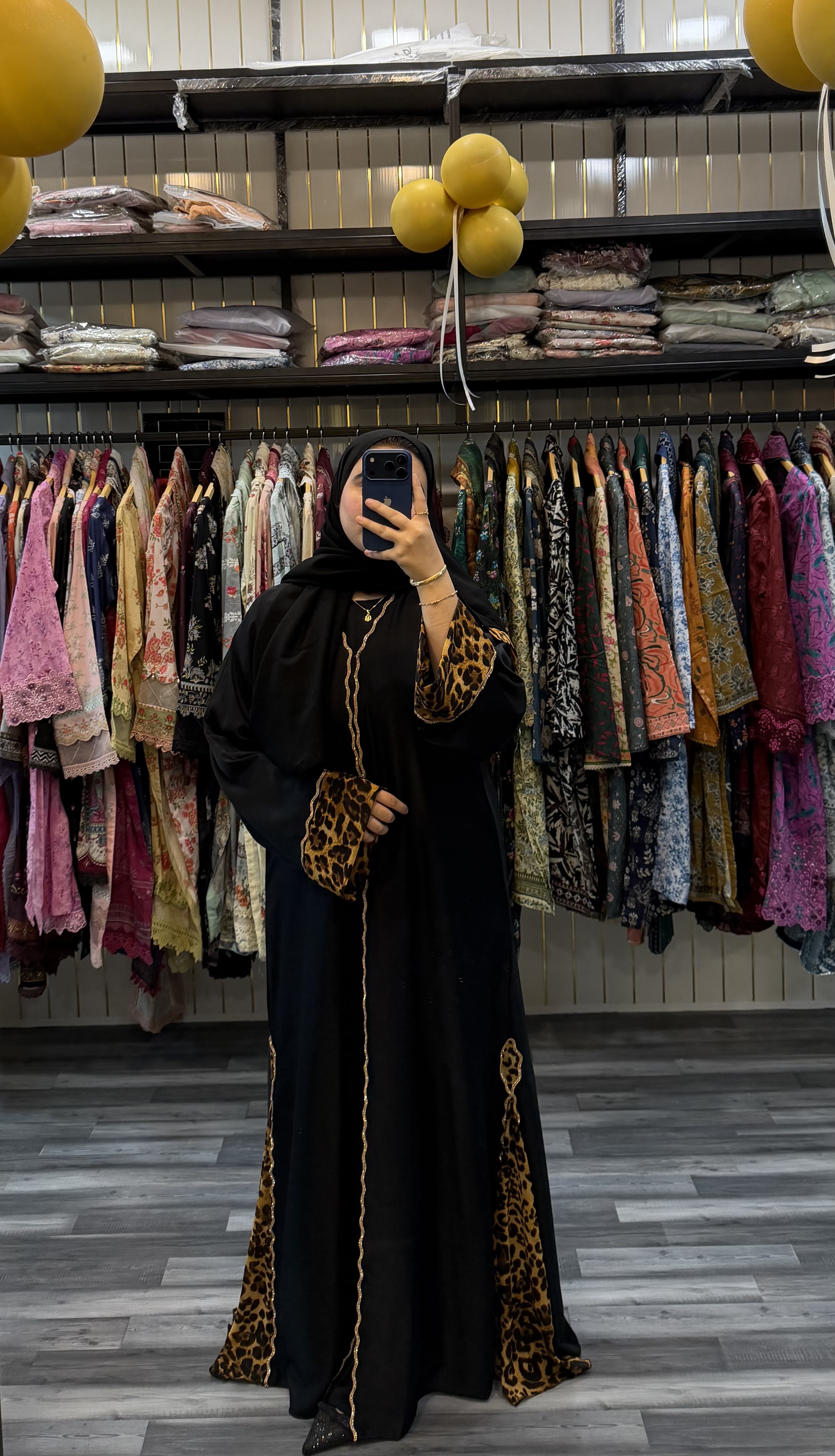 CHEETAH PRINT ABAYA