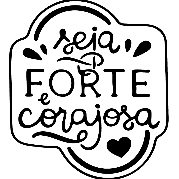 Cortador de biscoito seja forte e corajosa