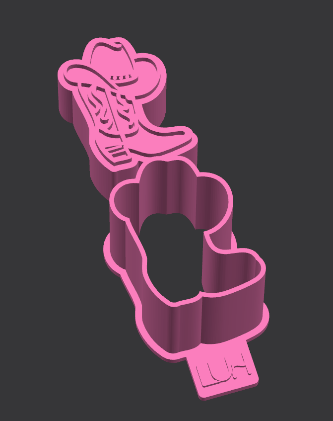 Modelador Ejetor Bota de Boiadeira para doces