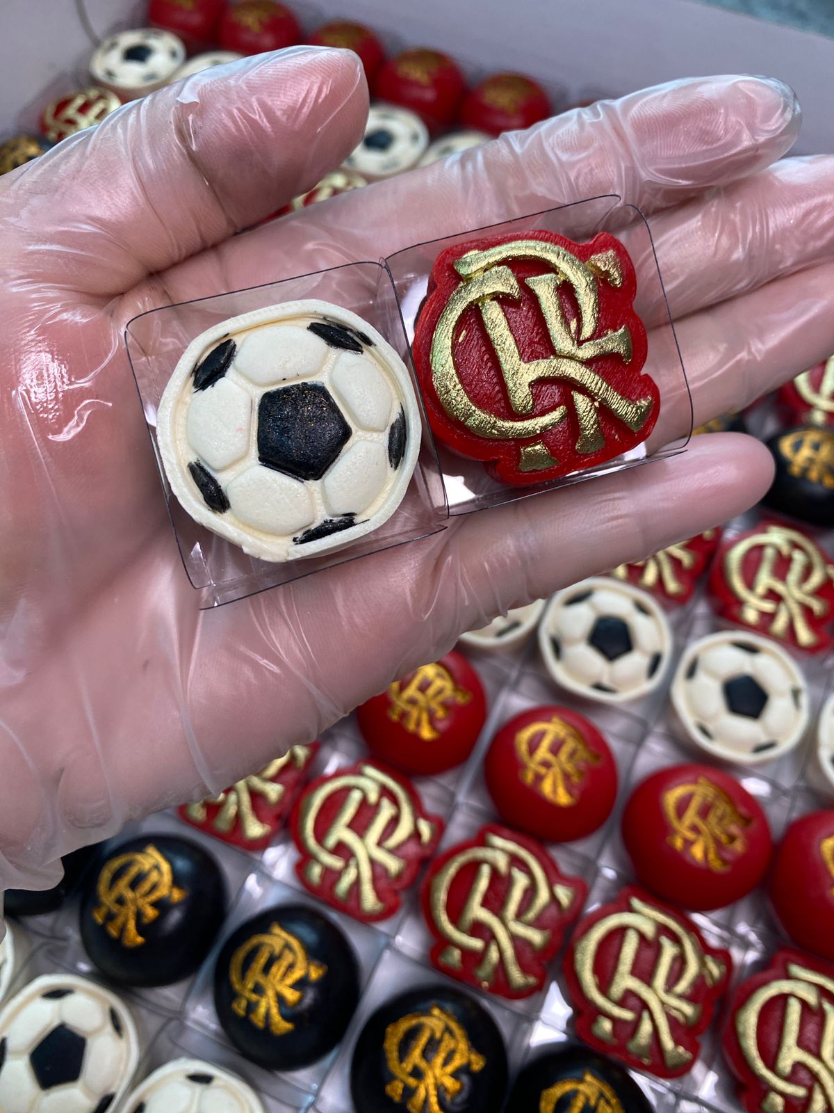 Modelador Ejetor Flamengo para Brigadeiro, Doce, Massa e Biscoito