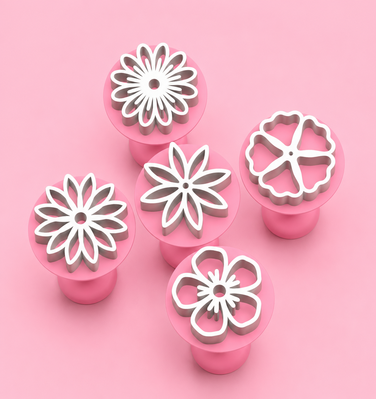 Carimbos para doces e brigadeiros flores - Flor
