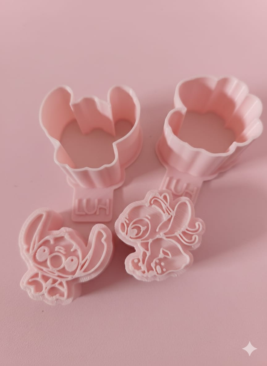 Modelador Ejetor Stitch para Brigadeiro, Doce, Massa e Biscoito