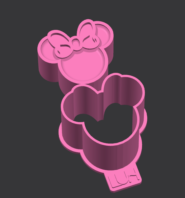 Modelador Ejetor Minnie para Brigadeiro, Doce, Massa e Biscoito