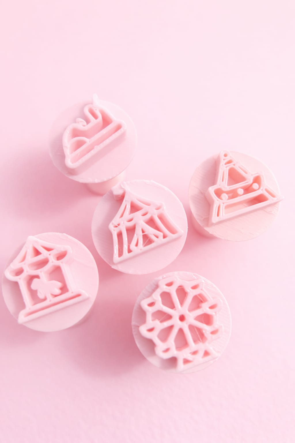 Kit carimbo para doces parque de diversão 