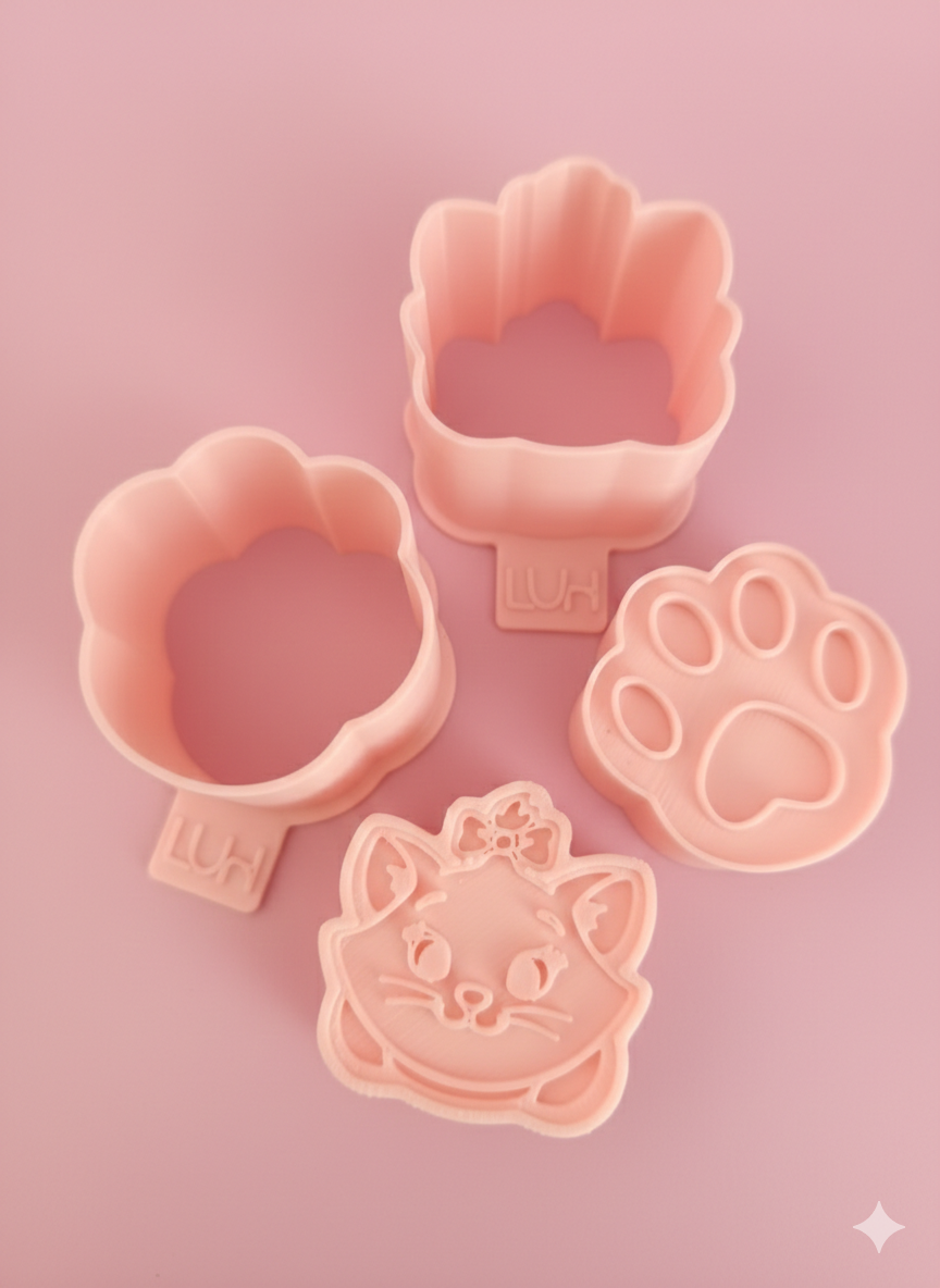 Modelador Ejetor Gatinha Marrie para Brigadeiro, Doce, Massa e Biscoito