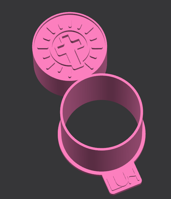 Modelador Ejetor cruz para Brigadeiro, Doce, Massa e Biscoito