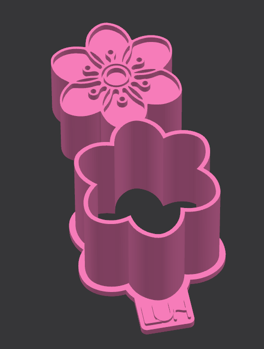 Modelador Ejetor Flor para Brigadeiro, Doce, Massa e Biscoito