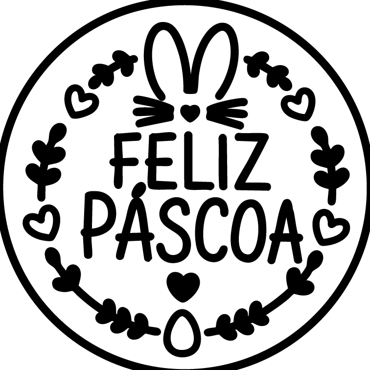 Cortador de biscoito Feliz Páscoa