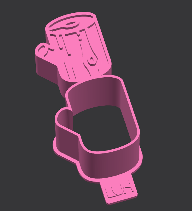 Modelador Ejetor tronco de árvore para Brigadeiro, Doce, Massa e Biscoito