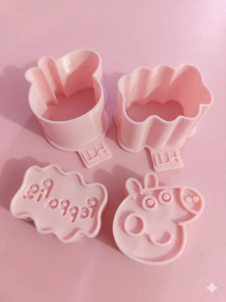 Modelador Ejetor Peppa Pig para Brigadeiro, Doce, Massa e Biscoito