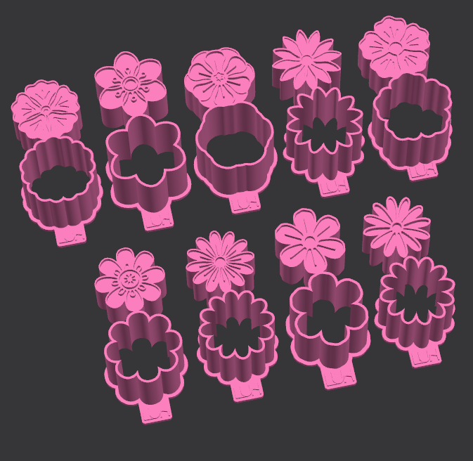 Modelador Ejetor Flor para Brigadeiro, Doce, Massa e Biscoito