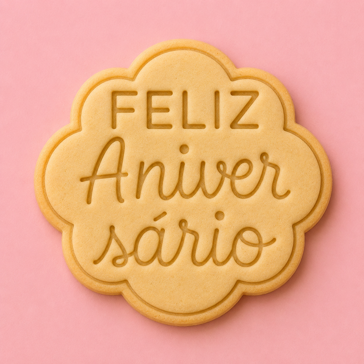 Cortador para Biscoitos e Pasta Americana – Aniversário