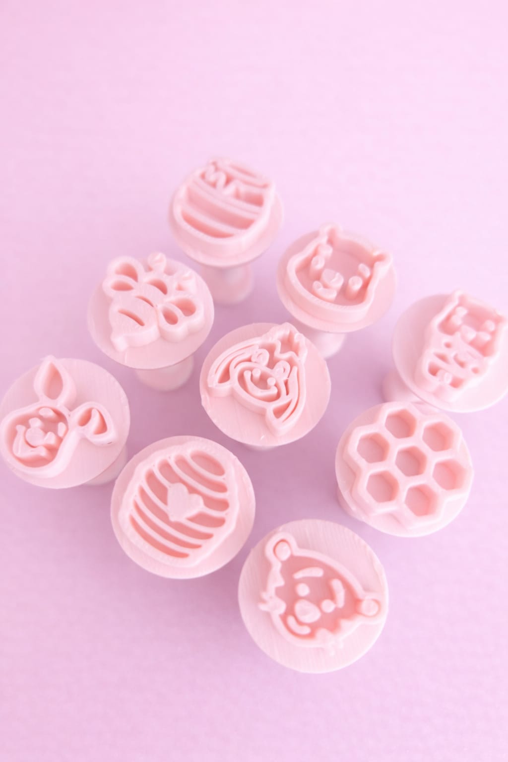 Kit Carimbos, modeladores e ejetores Ursinho Pooh para doces