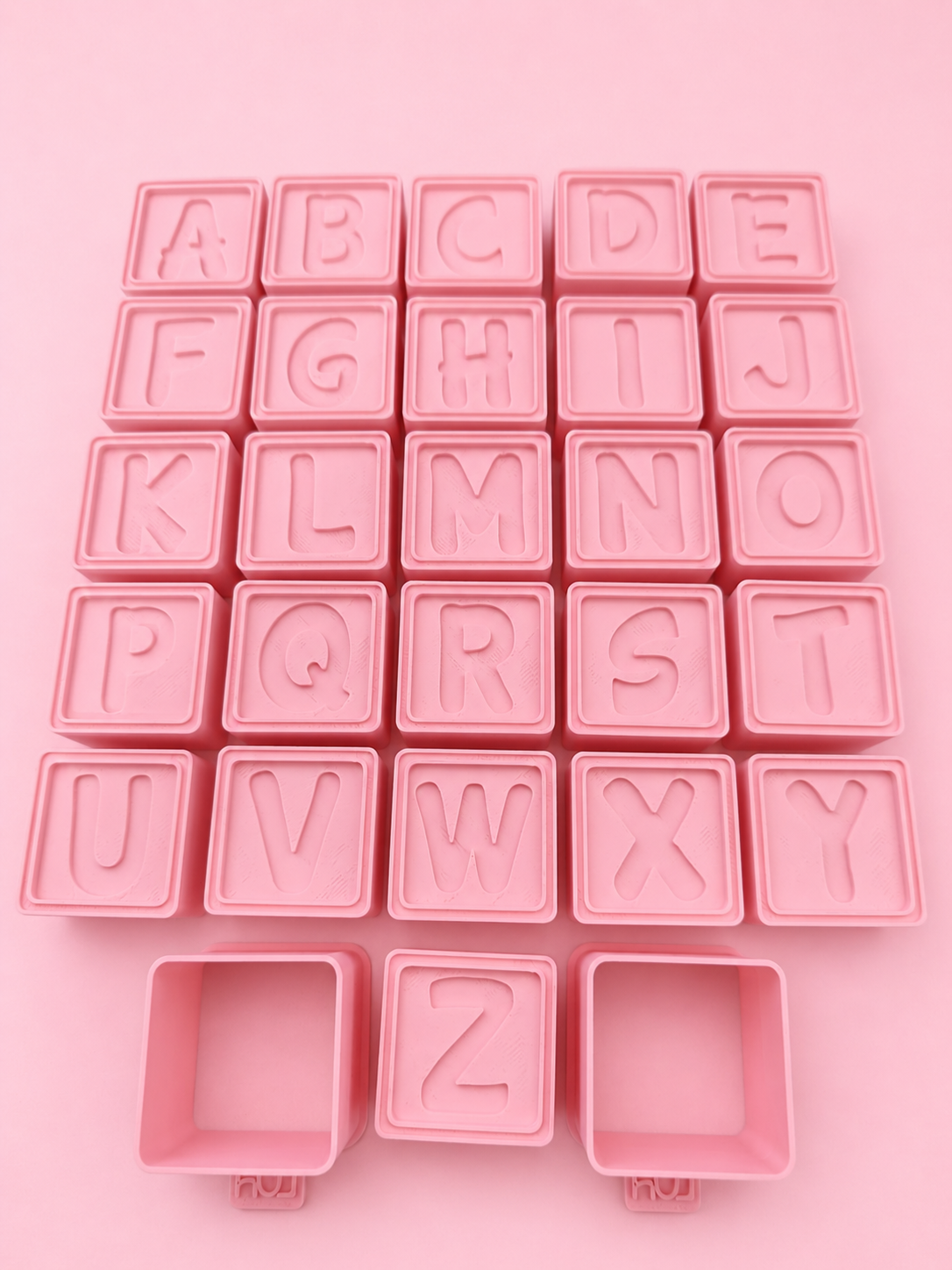 Modelador Ejetor letras alfabeto para Brigadeiro, Doce, Massa e Biscoito