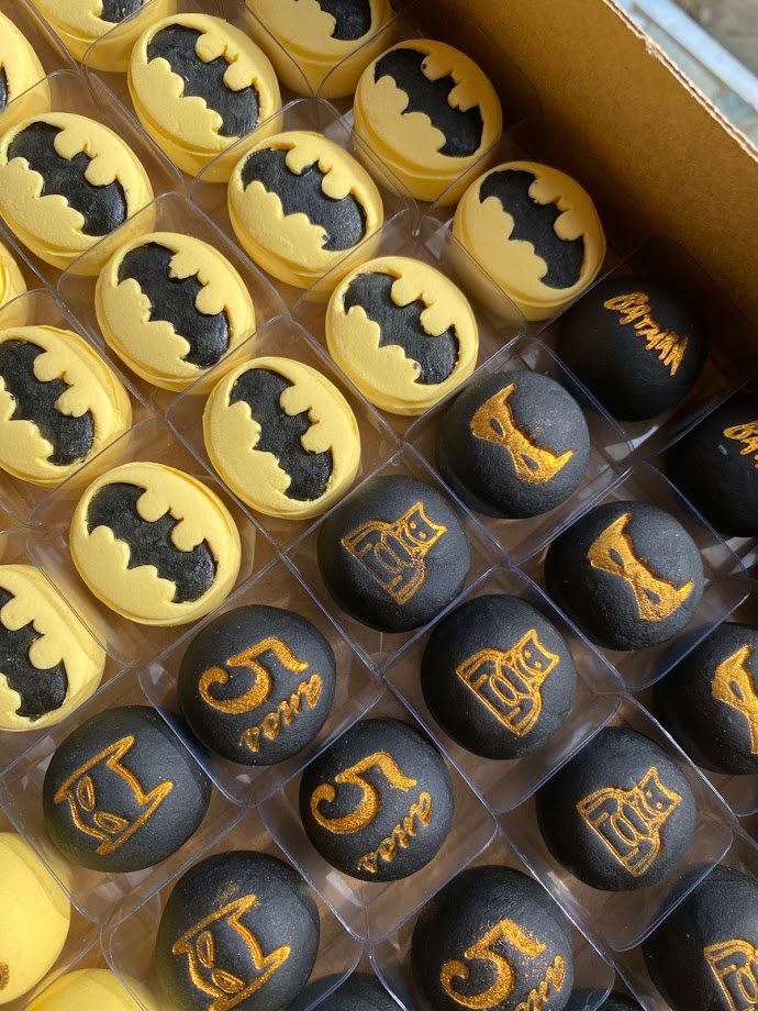 Kit carimbos para doces Batman