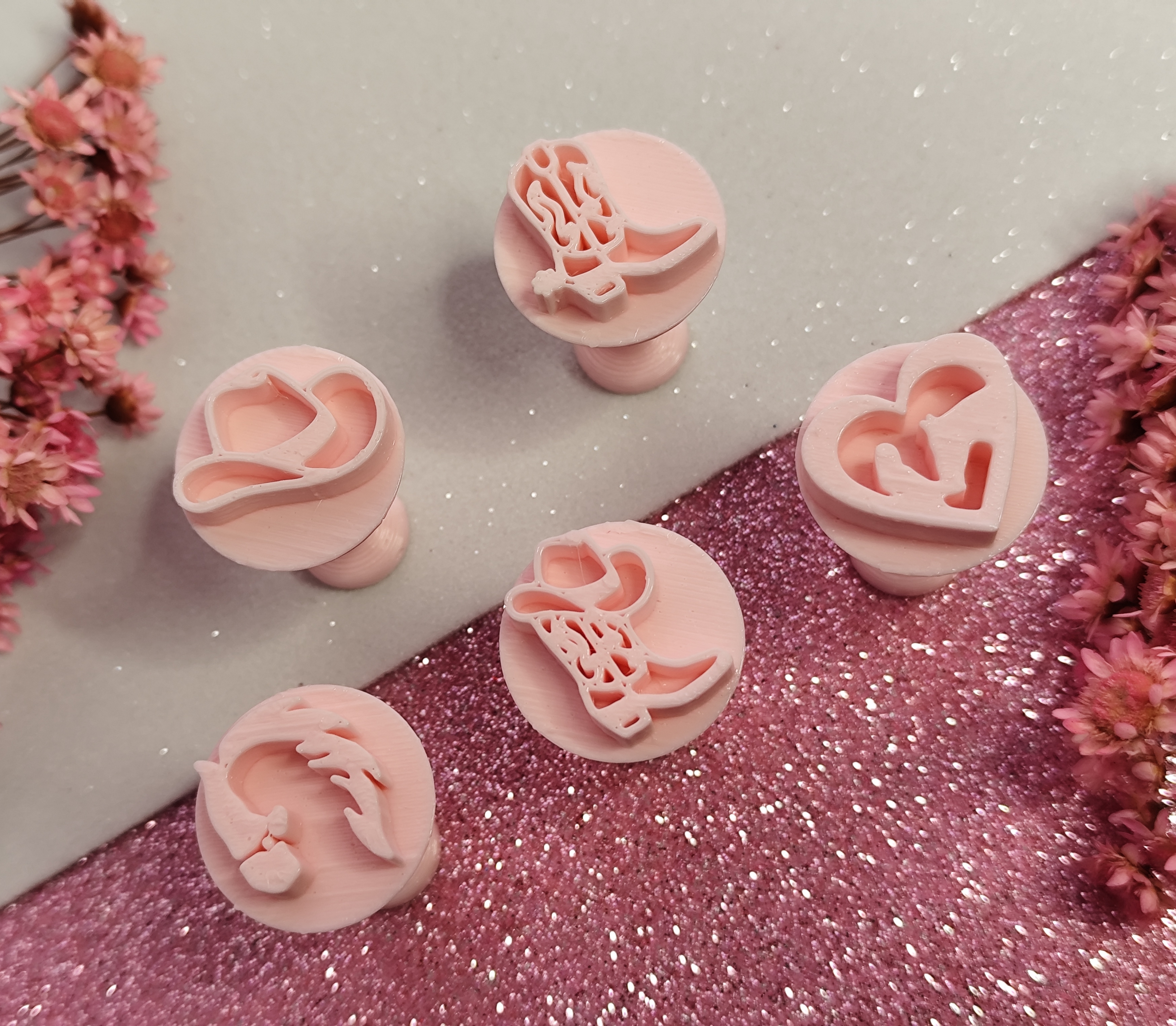 Kit carimbos para doces boiadeira