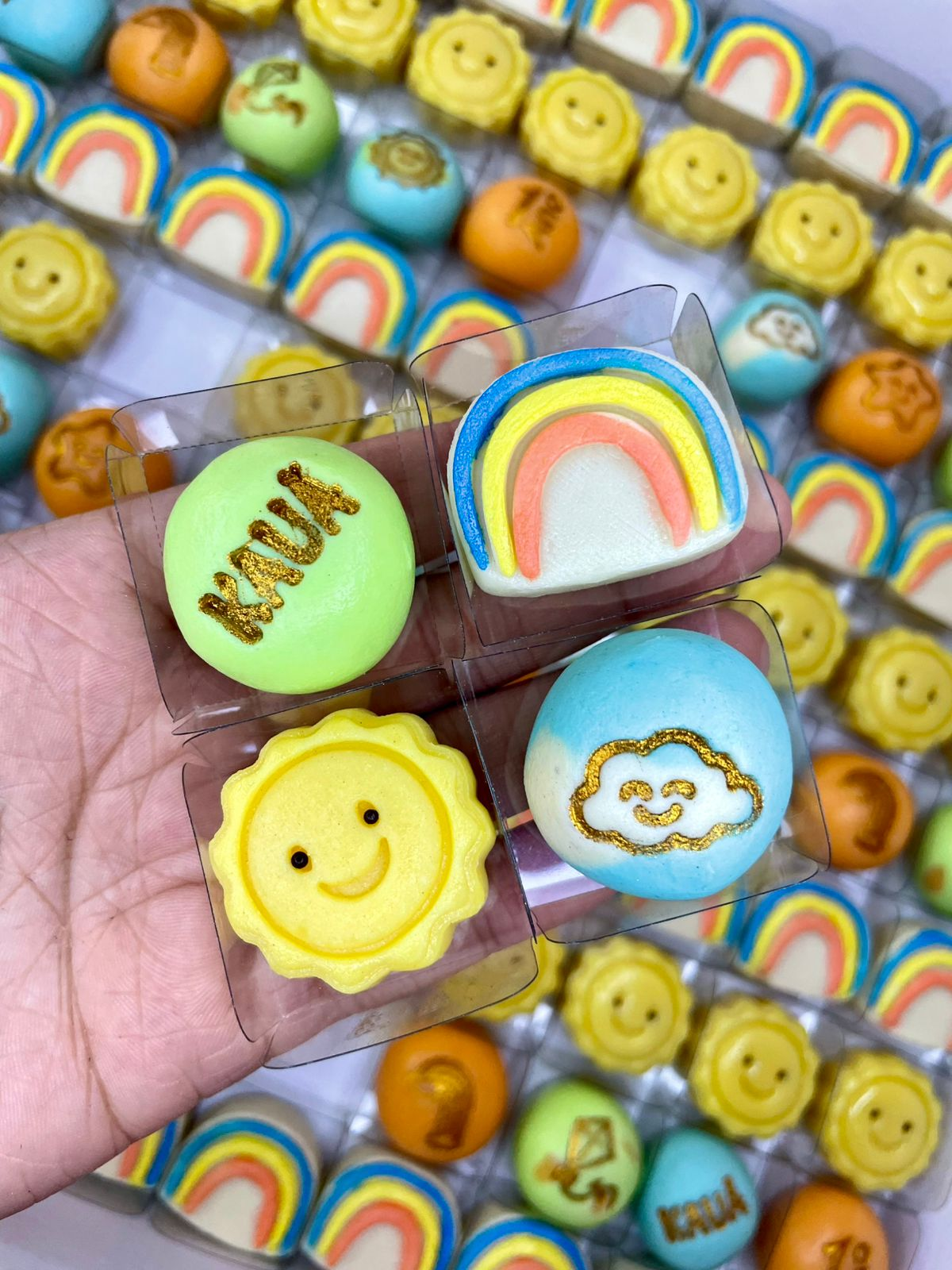 Modelador Ejetor Arco-íris ou sol para Brigadeiro, Doce, Massa e Biscoito