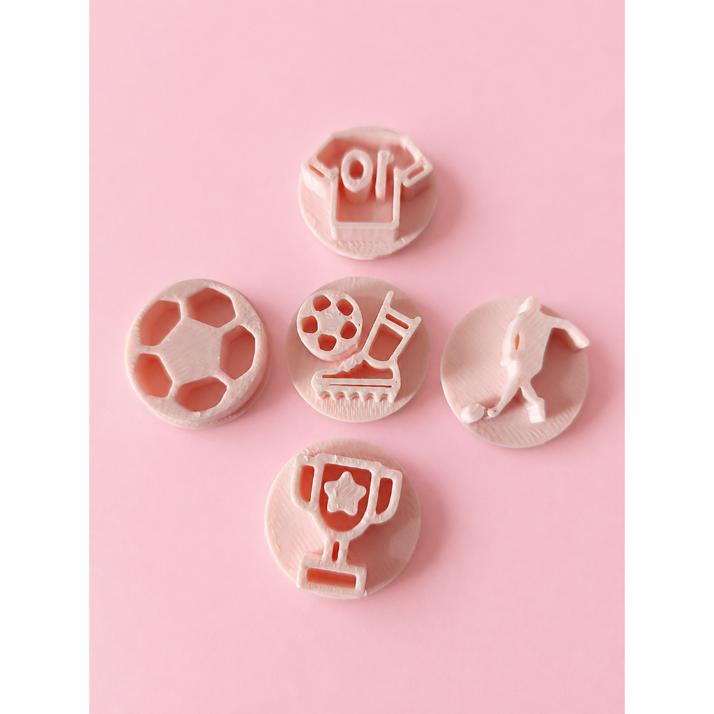 Kit carimbos para doces Futebol